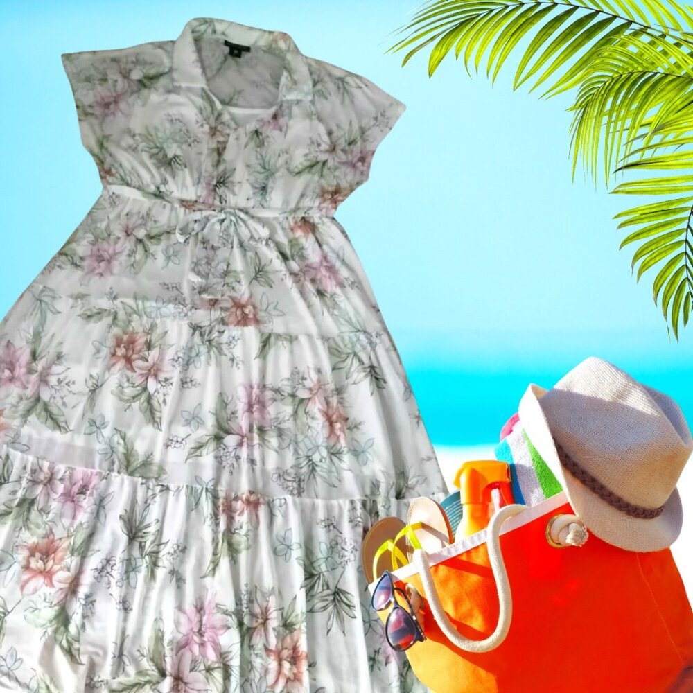 Stella & Julie Floral Dress  Sz 18W